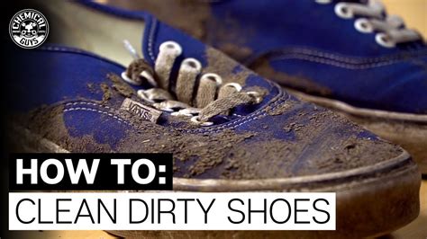 clean really muddy shoes.